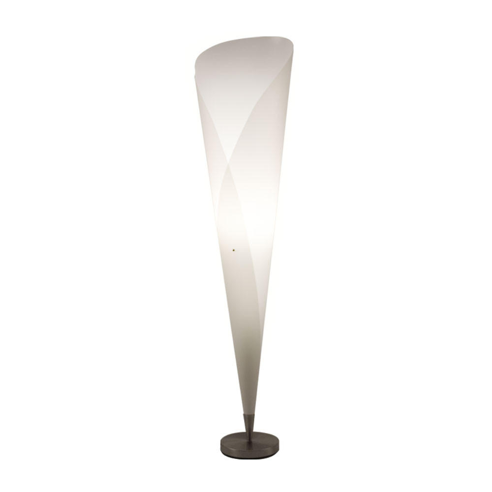 LED STEHLEUCHTE Metall Weiß matt - Weiß, Metall (30/35/143.5cm)