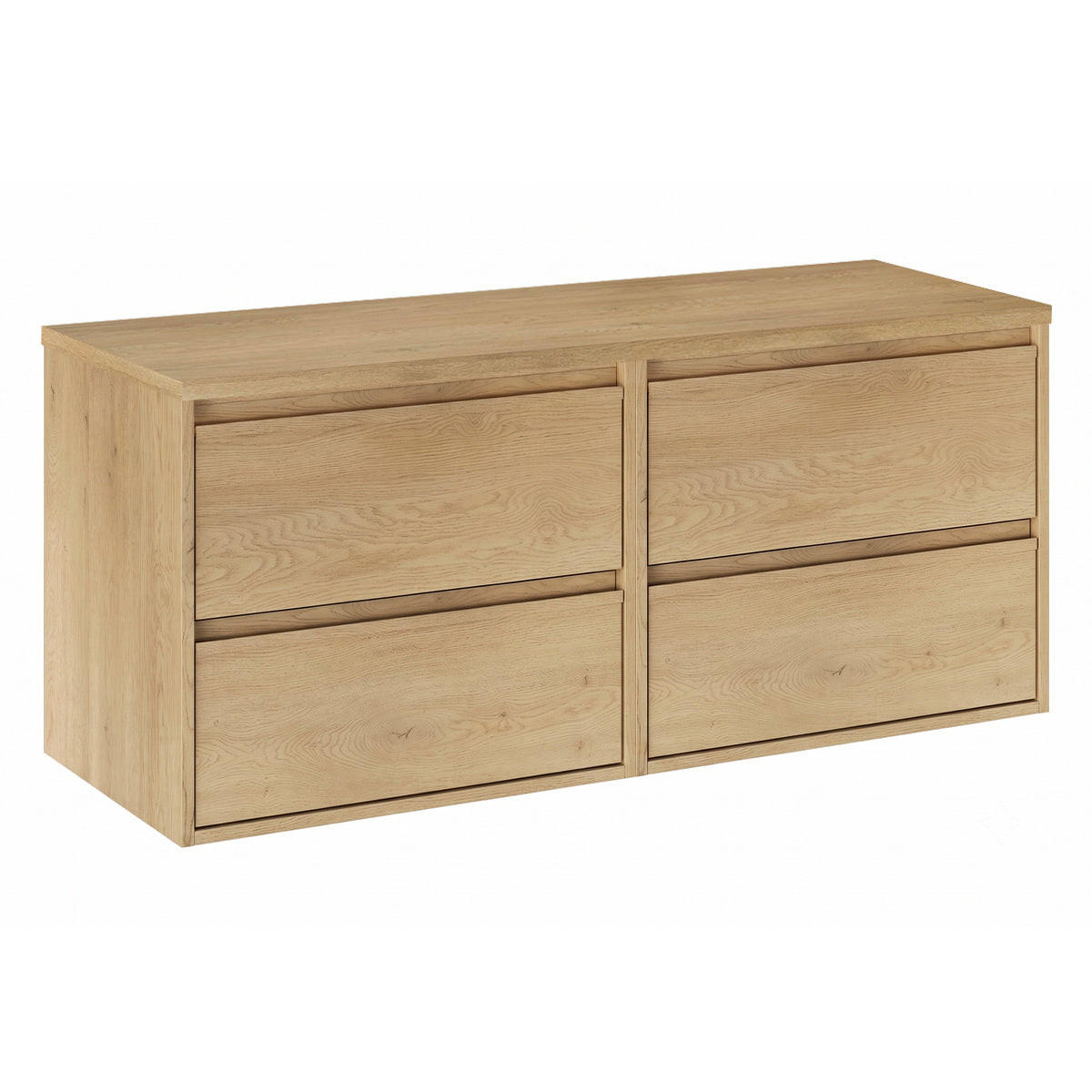 SKŘÍŇKA POD UMYVADLO 120cm Edmé Dřevo - hnědá, kompozitní dřevo (120/52.2/46cm) - Petits-meubles