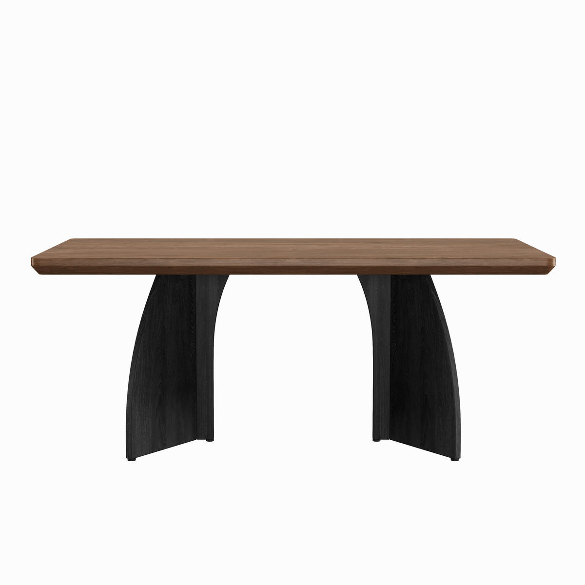 ESSTISCH 160x80cm Walnuss 4cm Tischplatte Wasserfest - Walnussfarben, Holzwerkstoff (80/160/76cm) - FLIEKS