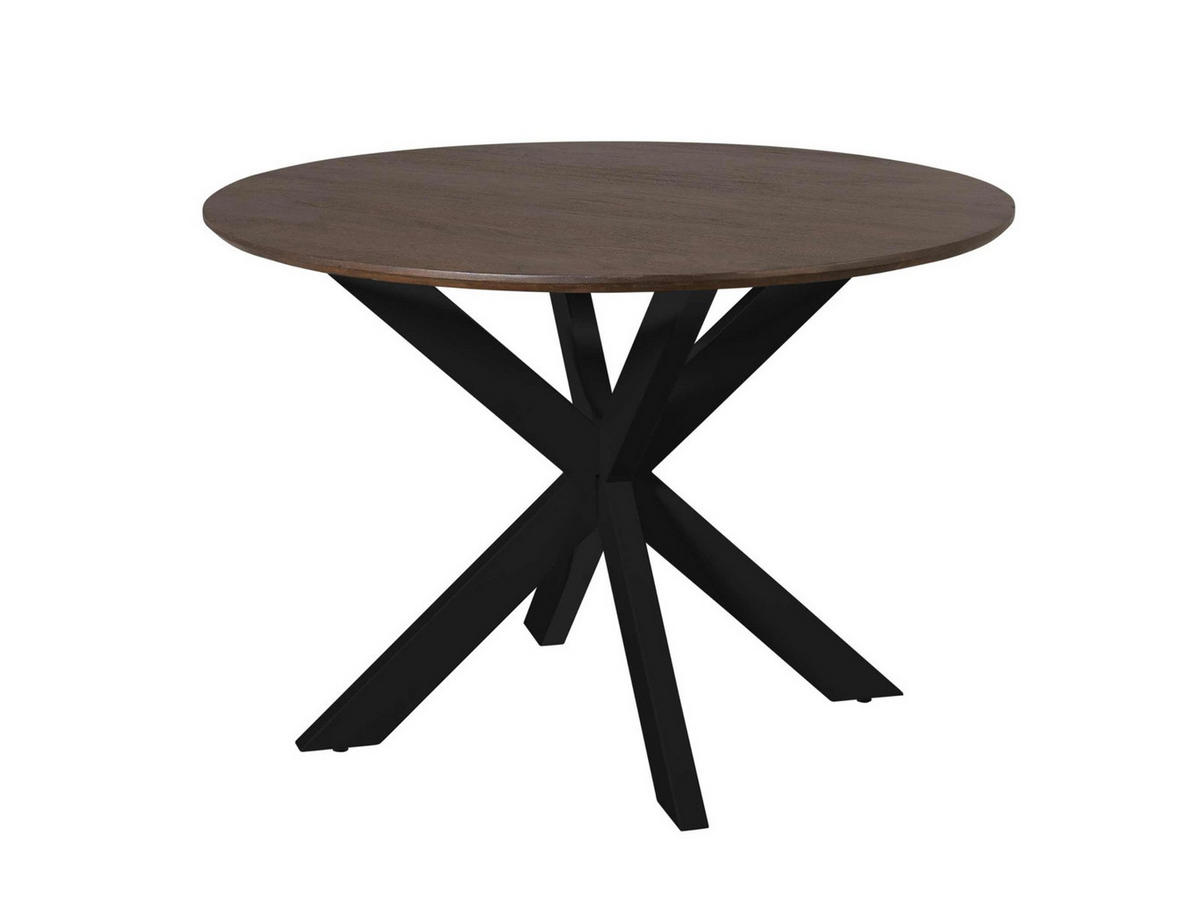 ESSTISCH Dimora Durchmesser 130 cm Schwarz - Schwarz, Holz (130/130/76cm) - Villa Möbel