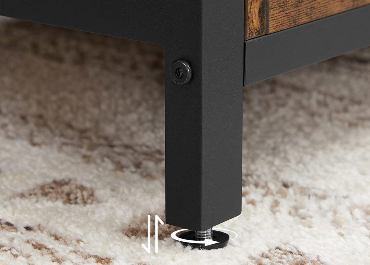 AUFBEWAHRUNGSBOX mit deckel, braun/schwarz - Braun, Holzwerkstoff (80/50/40cm)