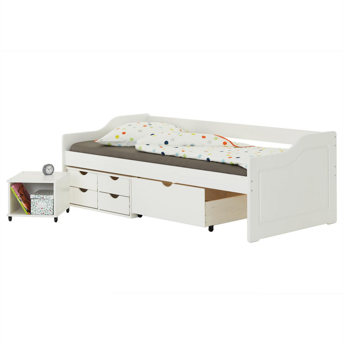 SOFABETT SENTA 90X200 CM - Weiß, Holz (98/63/205cm) - IDIMEX