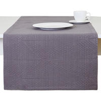 TISCHLÄUFER Mileja - Dunkelgrau, Textil (160/40/1cm) - home&you