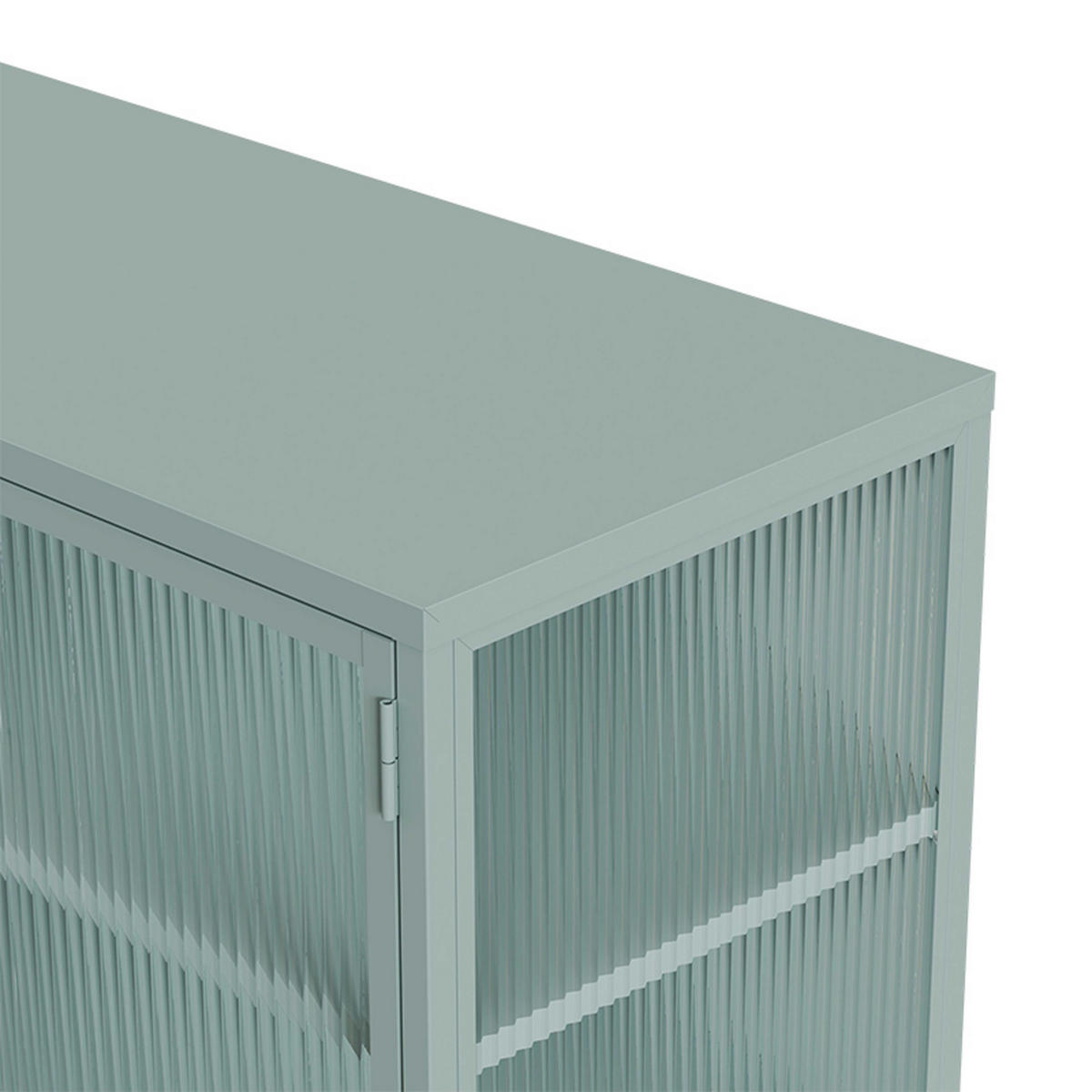 SIDEBOARD, Grün - Grün, Metall (43/90/110cm) - Oviala