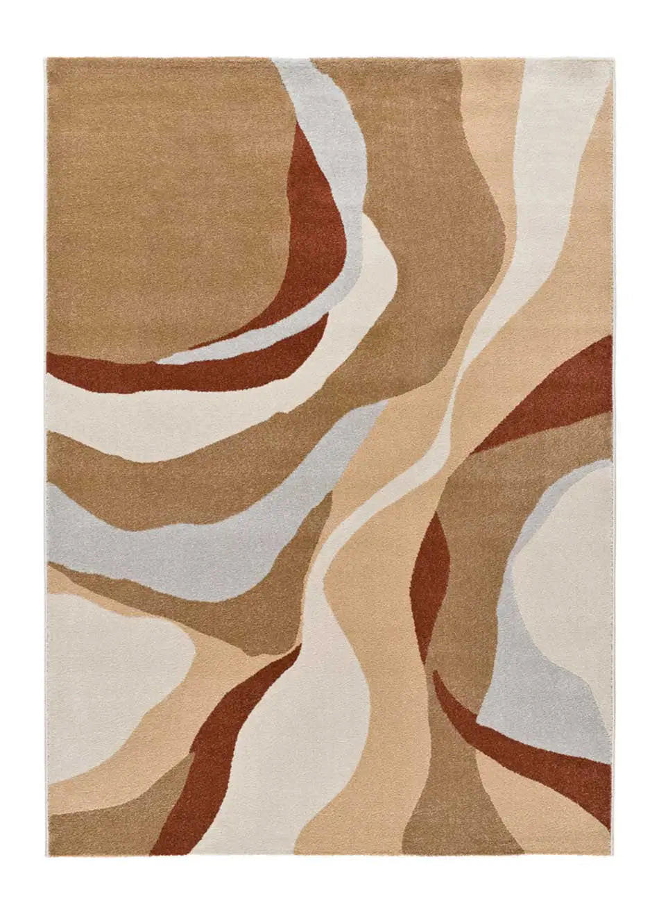 KURZFLORTEPPICH Beige / Kupfer Astra 200/290 cm - Beige/Kupferfarben, Naturmaterialien/Textil (200/290cm) - Atticgo