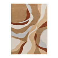 KURZFLORTEPPICH Beige / Kupfer Astra 200/290 cm - Beige/Kupferfarben, Naturmaterialien/Textil (200/290cm) - Atticgo