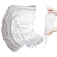 SPRITZBEUTEL 100 Stück 30 cm Verdickt Einweg - Transparent, Kunststoff (26/16/30cm)