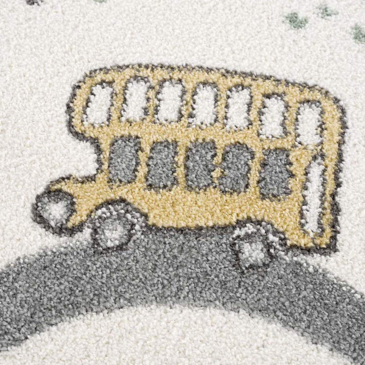 KINDERTEPPICH Anime 9376 Creme 120x120 cm Rund - Creme, Textil (120/120cm) - carpet city