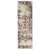 VINTAGE-LÄUFER Suki 80/240 cm - Rot/Creme, Kunststoff (80/240cm) - benuta