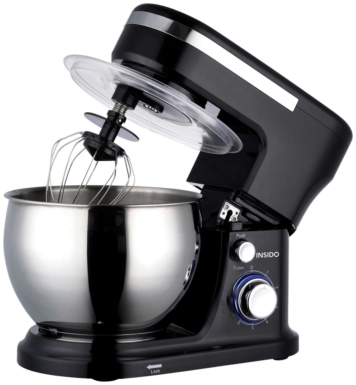 KÜCHENMASCHINE Jetta in Schwarz max. 1300 Watt - Schwarz, Metall (22.3/29/36cm)