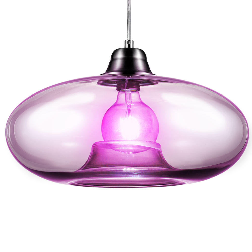 LED HÄNGELEUCHTE LILLE Grau Metall Glas - Grau, Glas (40/40/150cm) - Nowa