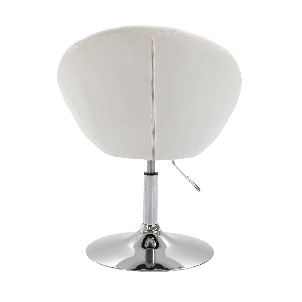 COCKTAILSESSEL HAVANNA Kunstleder Weiß - Hellrosa/Silberfarben, Textil (62/88/58cm) - SVITA