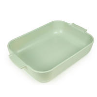 AUFLAUFFORM Keramik Appolia 40cm Rechteckig Salbeigrün Spülmaschinenfest - Grün, Keramik (272/40/83cm) - PEUGEOT