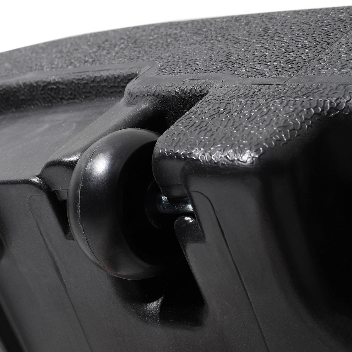 SONNENSCHIRMSTÄNDER Sonnenschirmfuß aus HDPE mit Rollen in Schwarz quadratisch wetterfest und standfest 80x60x15cm befüllt bis zu 60 L - Schwarz, Kunststoff (60/80cm) - Livingandhome