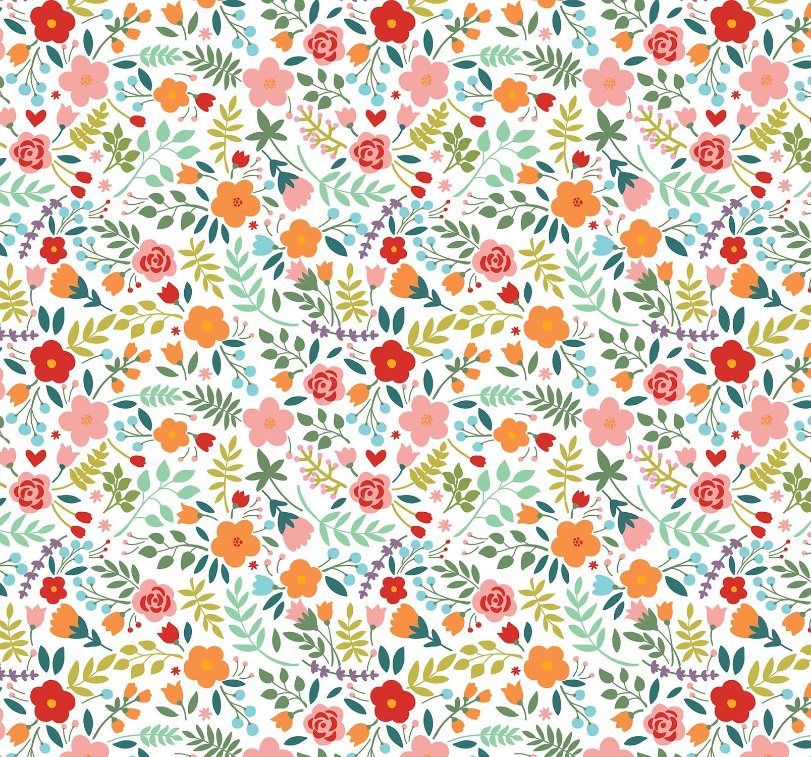 VERDUNKELUNGSROLLO 150x140 cm Gemalte Blumen - Grün, Textil (150/140cm) - TULUP