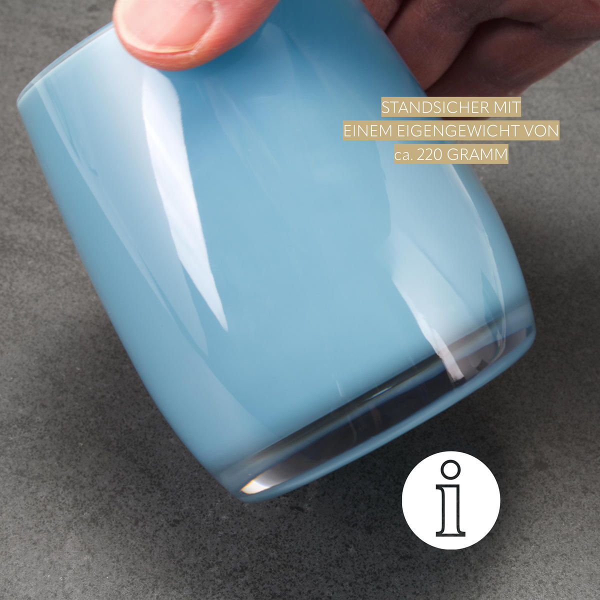 ZAHNBÜRSTENBEHÄLTER SAVONA, blau - Blau, Kunststoff (8/10/8cm) - bremermann