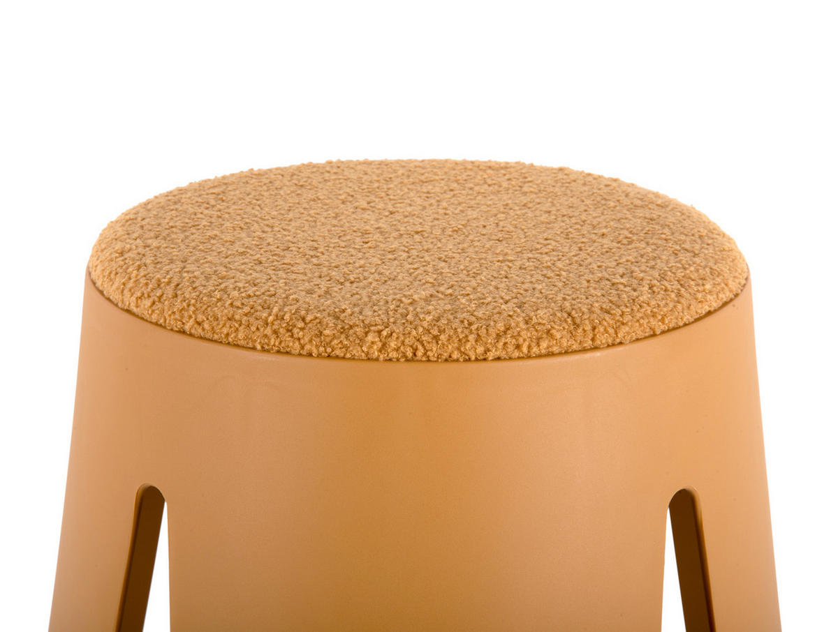 HOCKER Savor 44/44/46 cm - Gelb, Kunststoff (44/46/44cm) - Leitmotiv