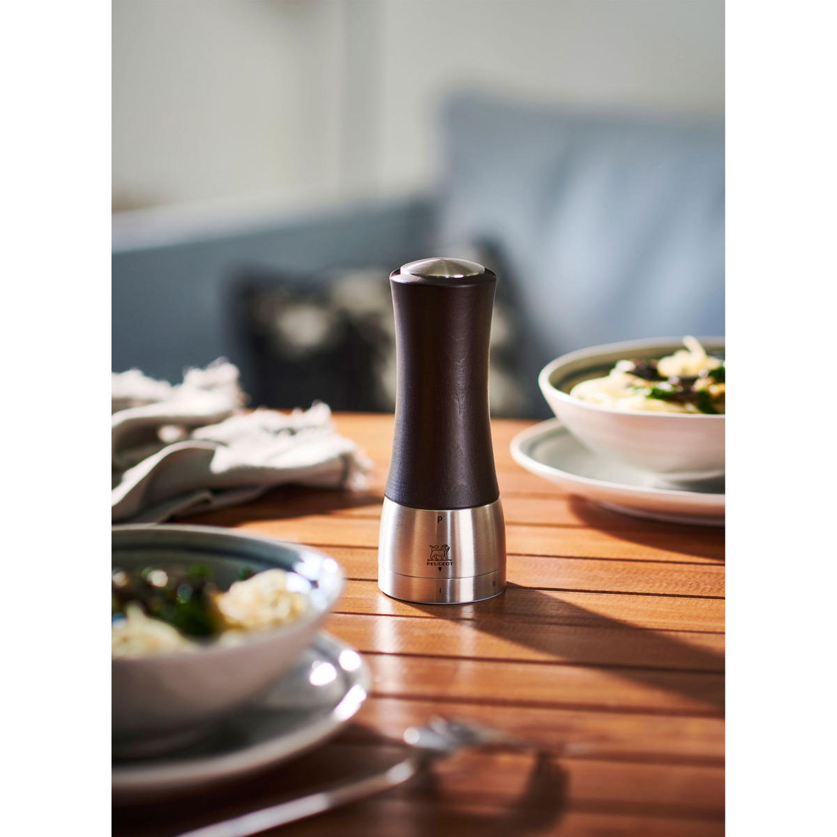 PFEFFERMÜHLE Madras uSelect 16cm Buchenholz Schokolade Stahlmahlwerk - Braun, Holz (6.1/16/6.1cm) - PEUGEOT