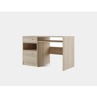 SCHREIBTISCH ELISE 125x58x82 cm Bürotisch Computertisch, Sonoma Eiche - Sonoma Eiche, Holzwerkstoff (58/125/82cm) - MASSENO