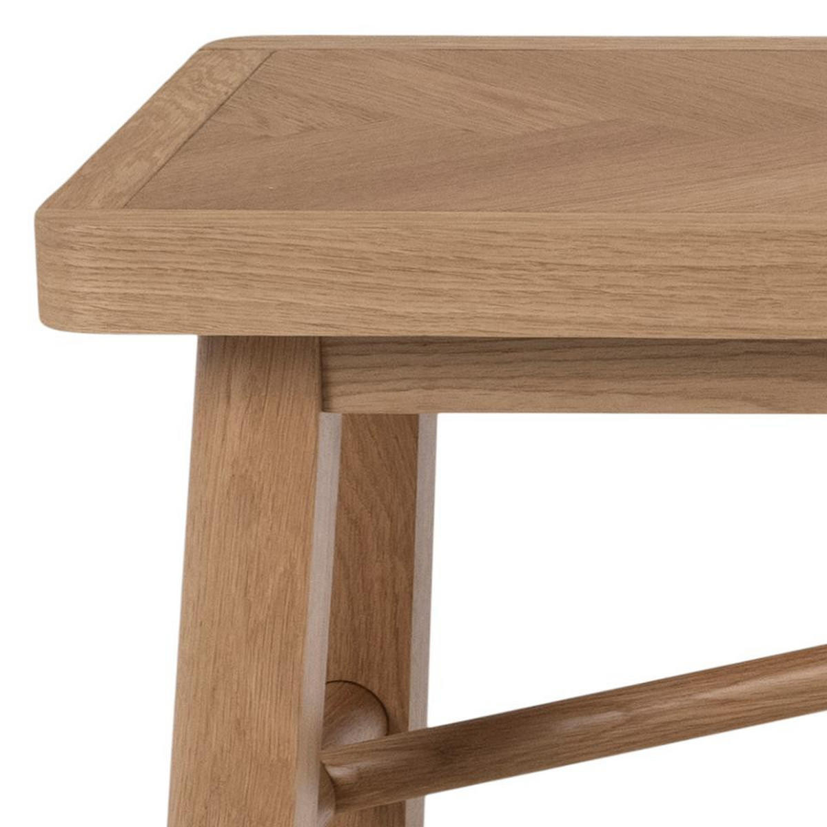 SITZBANK, Galway, Eiche, Holz, 200 x 36 x 45 cm - Eichefarben, Holz/Textil (200/45/36cm) - ebuy24