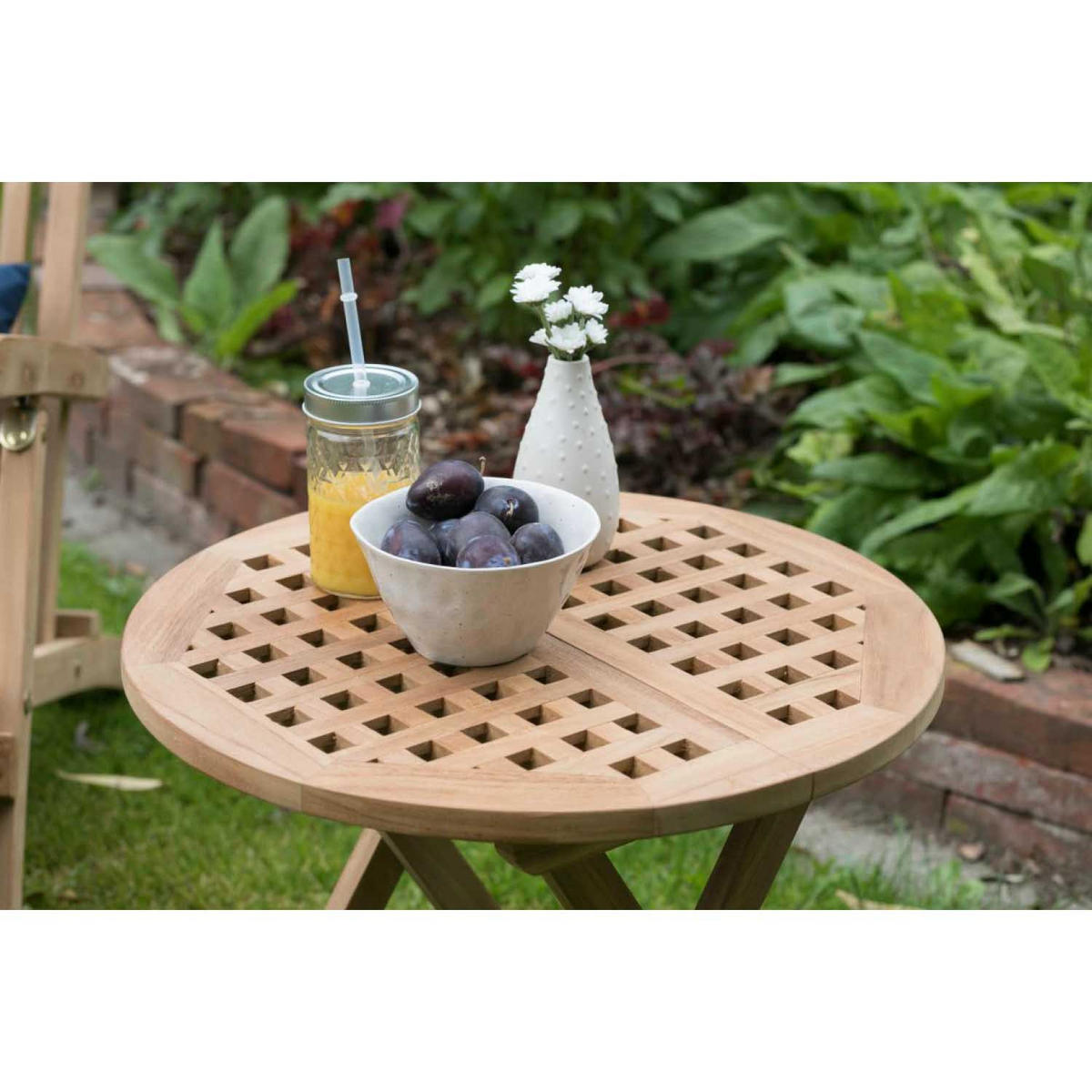 BEISTELLTISCH Dorset - Naturfarben, Holz (50/50/51cm) - Mr. Deko