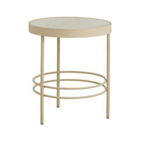 BEISTELLTISCH JUNGO Beige 50x50x57 cm - Beige, Metall (50/50/57cm) - FURNLUX