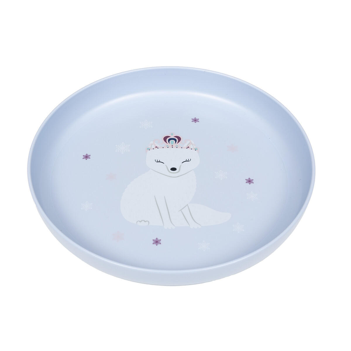 GESCHIRR-SET für Kinder Winter Fox Blau 26/10/19 cm - Blau, Kunststoff (10/19/26cm) - Atmosphera for kids