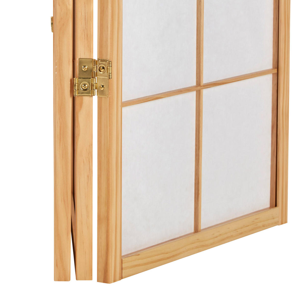 PARAVENT 5-tlg. 220/179 cm Braun Bambusmuster - Braun, Holz (220/179/2cm) - Homestyle4u