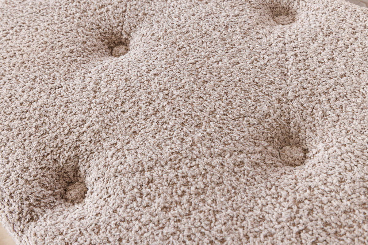 SITZBANK EXTRAVAGANCIA Bouclé Greige 140 cm - Greige, Textil (140/40/40cm) - riess-ambiente