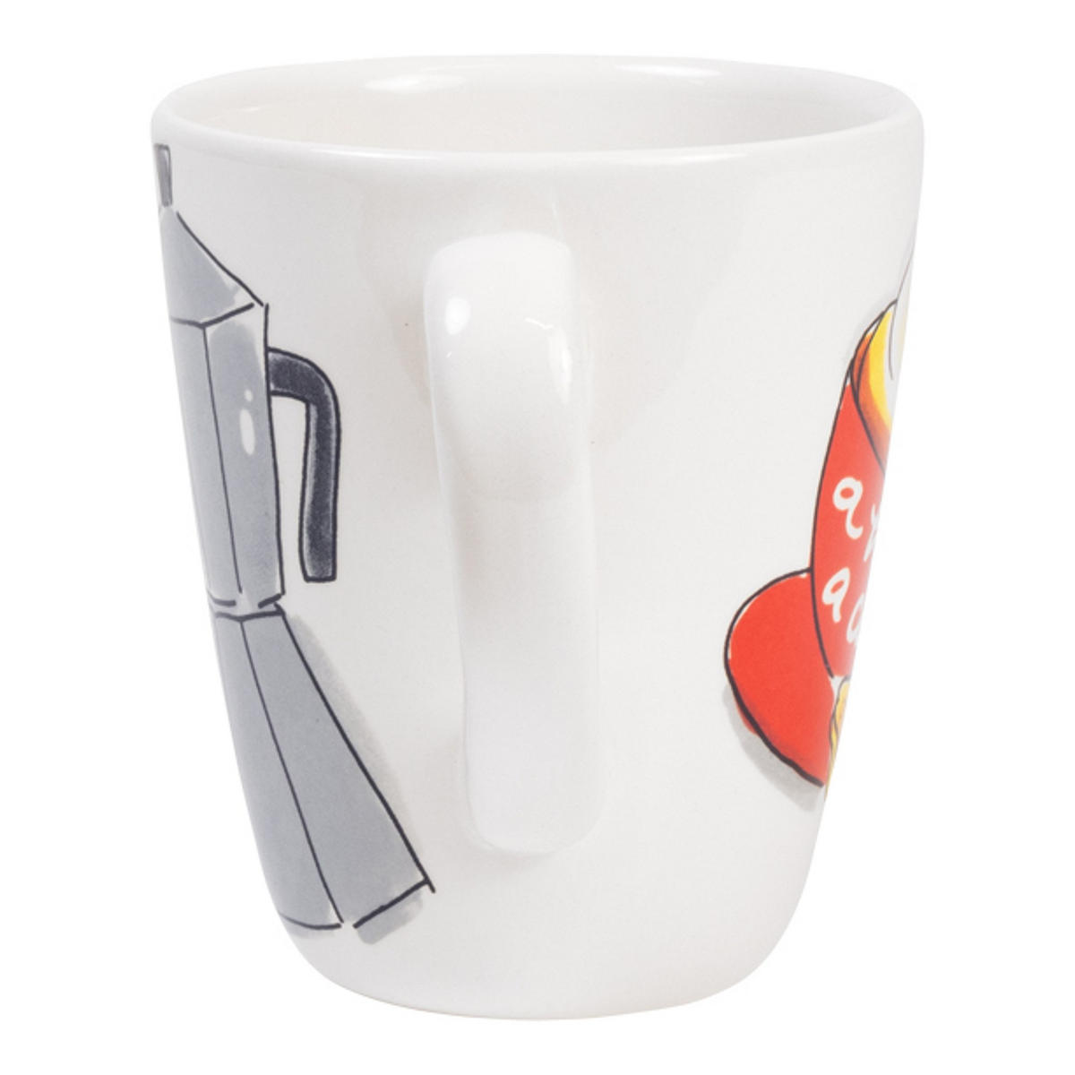 BECHER Gemütliche Tage - Kaffee in Bunt - 350 ml - Multicolor, Keramik (0.35L) - Blond Amsterdam
