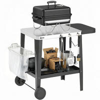 GRILLWAGEN DE-10238 Schwarz - Schwarz, Metall (67.5/80.5/115cm) - ComfortXL