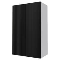 KÜCHENHÄNGESCHRANK Lamello W4/60 Schwarz Matt / Grau 60 / 32,5 / 96cm - Schwarz/Grau, Holz/Holzwerkstoff (60/96/32.5cm) - Feldmann-Wohnen