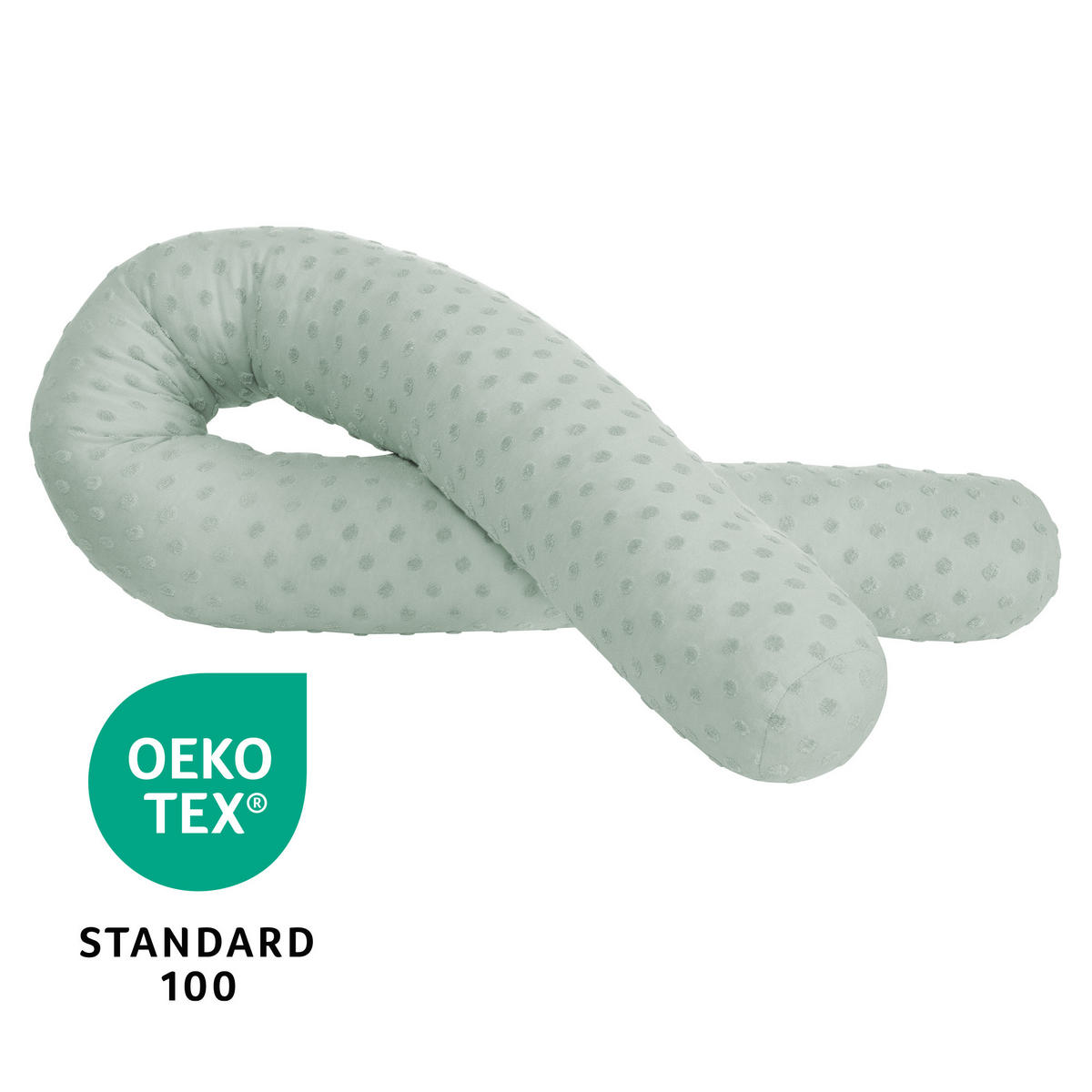 BETTSCHLANGE Lil Planet frosty green - Grün, Textil (170/12cm) - Roba