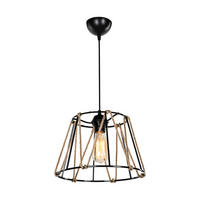 HÄNGELEUCHTE Halifax - Schwarz, Kunststoff (30/30/60cm) - lux.pro