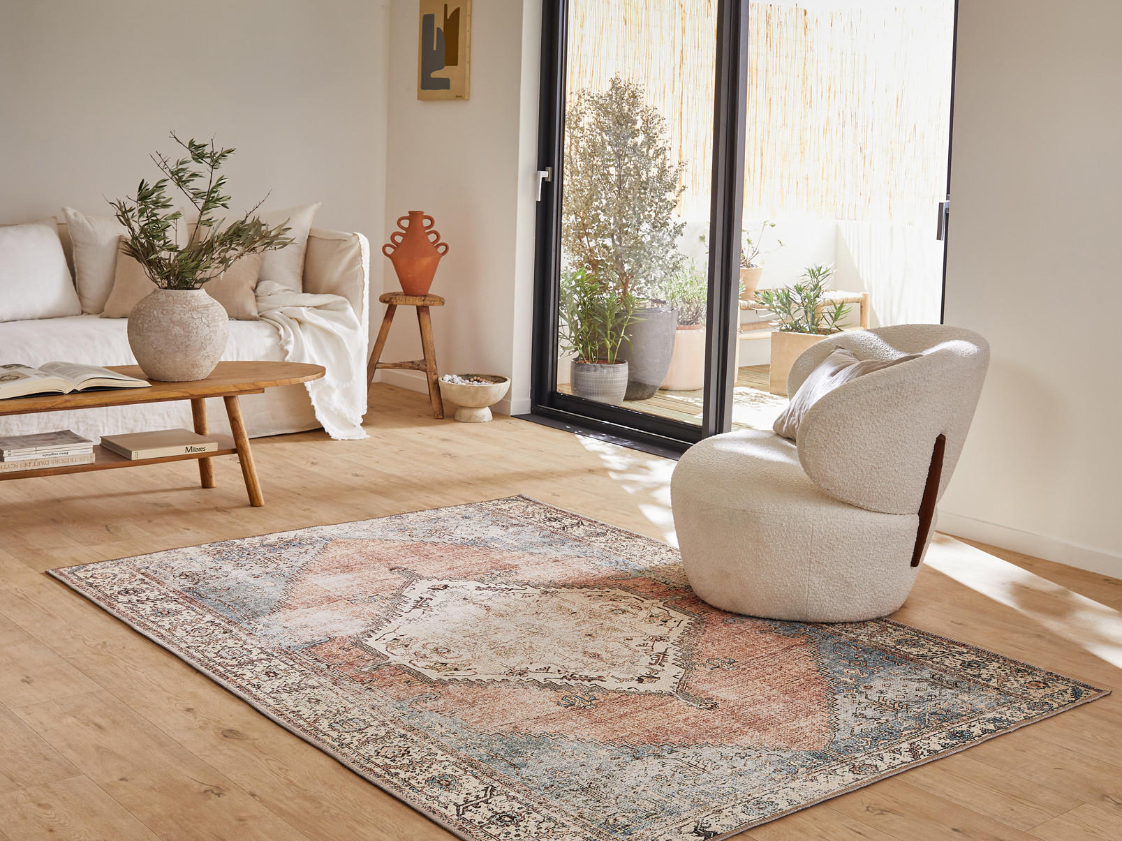 VINTAGE-TEPPICH Carry 67x100 cm - Multicolor, Textil (67/100cm) - Nazar Rugs