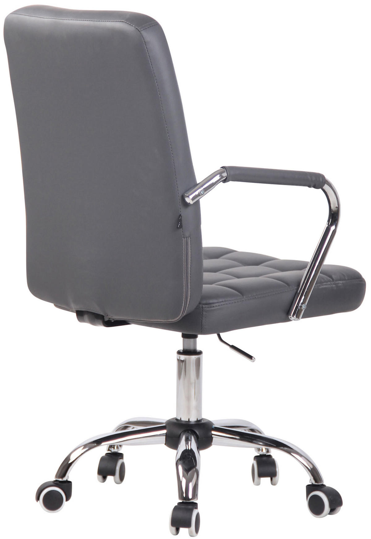 BÜROSTUHL Tenor, Kunstleder Grau - Grau, Textil/Metall (56/113/60cm) - TPFLiving