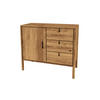 KOMMODE INA Wildeiche - Alteiche, Holz (97/84/46cm) - byoak