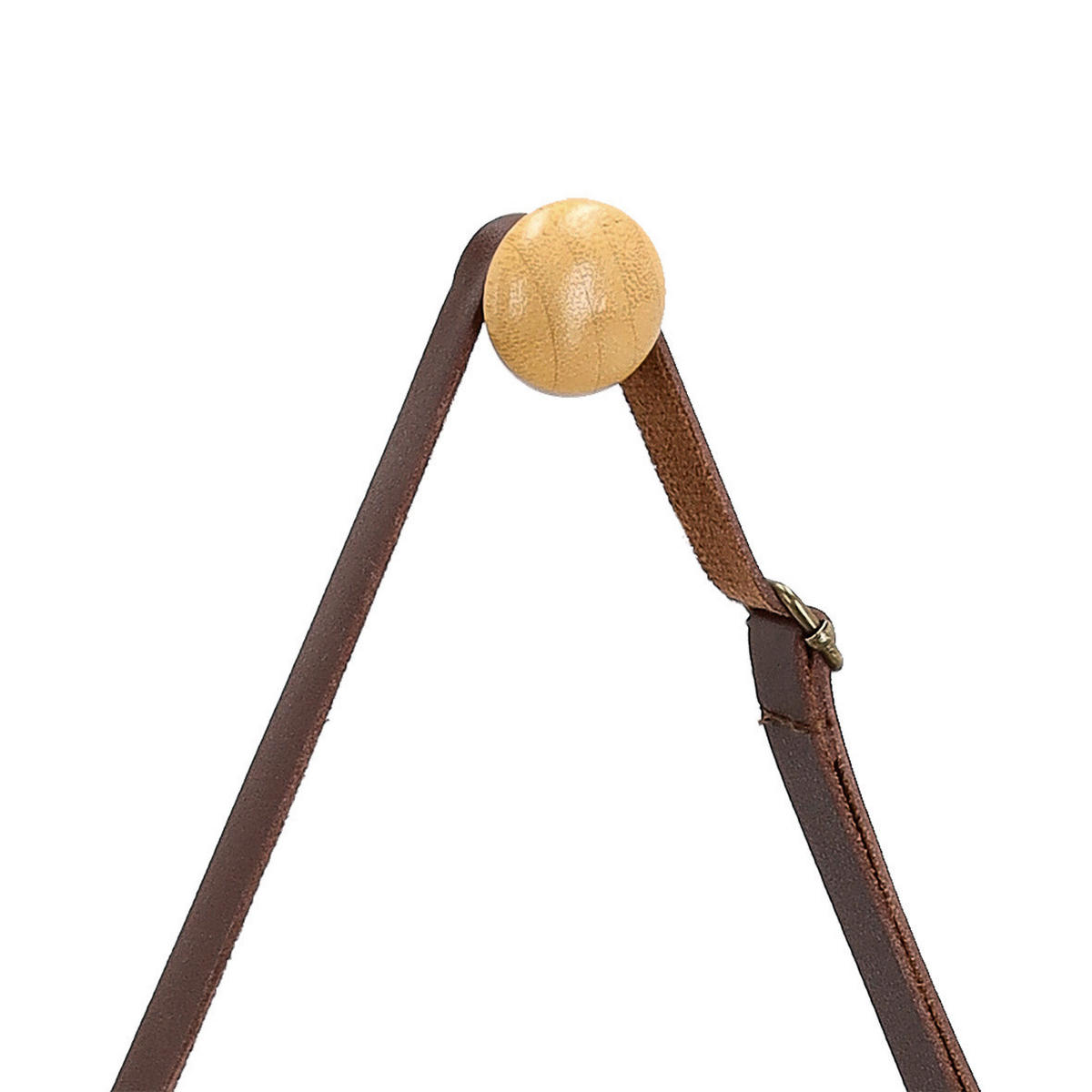 WANDSPIEGEL aus Bambus 38/38/1,5 cm - Beige, Naturmaterialen (38/1.5/38cm) - ZELLER