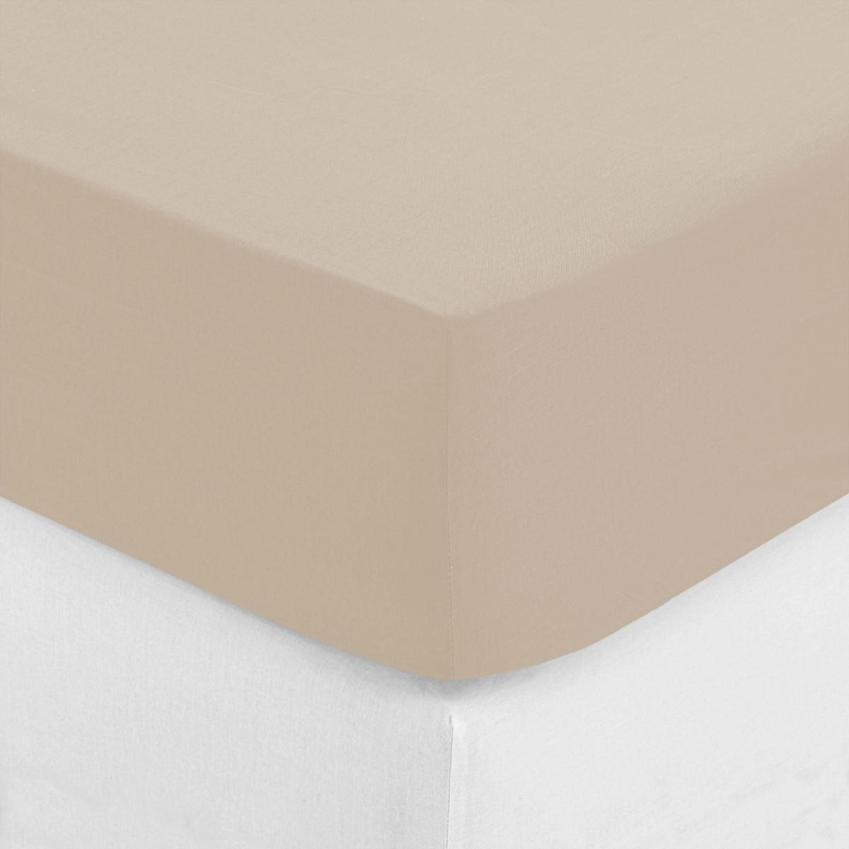 BETTLAKEN mit Gummizug 140/190 cm - Beige, Naturmaterialen (190/140cm) - Atmosphera Createur d´interieur