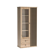 VITRINE Cali C-2 86,4 x 191 x 40,6 cm Eiche Artisan - Eiche Artisan, Holzwerkstoff (86.4/191/40.6cm) - Koseto
