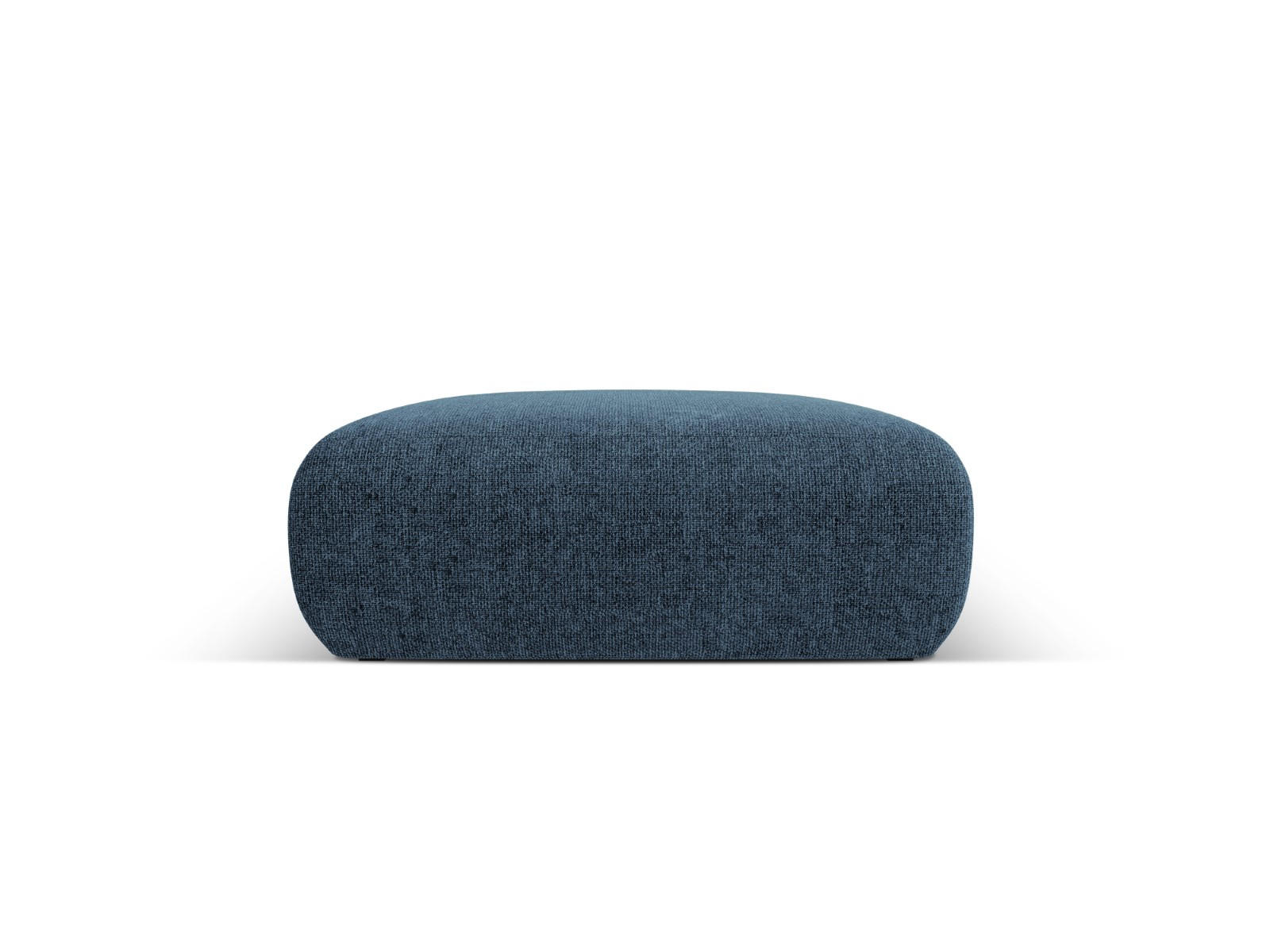 POUF Molino aus Chenille-Stoff königsblau - Blau, Textil (100/36/100cm) - Micadoni