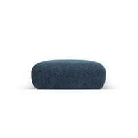 POUF Molino aus Chenille-Stoff königsblau - Blau, Textil (100/36/100cm) - Micadoni