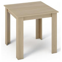 TISCH Kongo Sonoma Eiche 80/80/75 cm Schlichte - Sonoma Eiche, Holzwerkstoff (80/80/75cm)