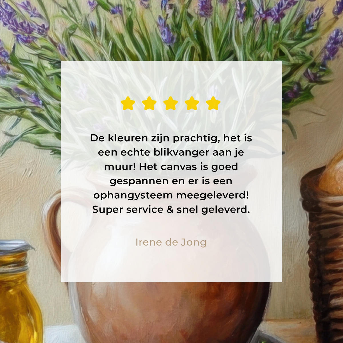 LEINWANDBILD Lavendel - Brot - Stilleben Deko Groß 90x90 cm - Flieder, Textil (90/90cm) - MuchoWow