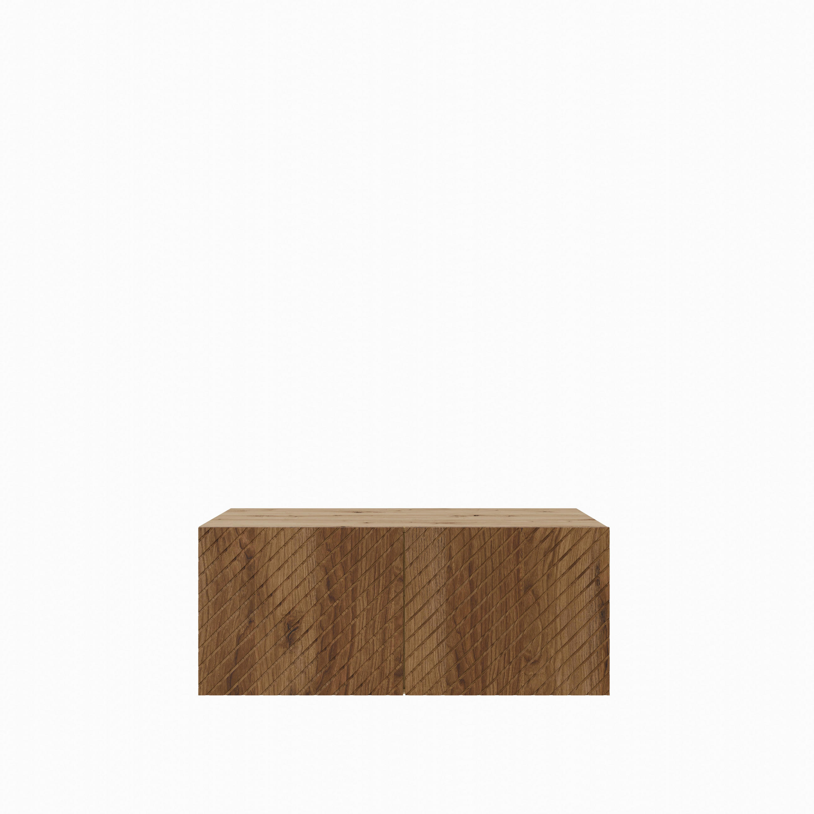 TV-SCHRANK Kaja 100 cm, zweitürig, artisan, catania - Eiche Artisan/Braun, Kunststoff (100/40/40cm) - Margaret Hadas24