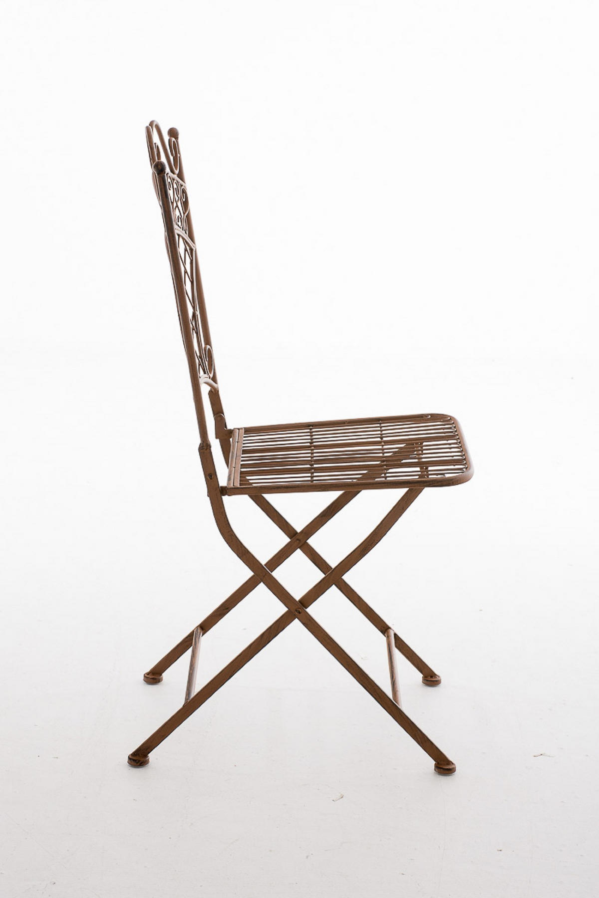 GARTENSTÜHLE Adelia - 2er Set antik braun - Braun, Metall (42/94/37cm) - TPFGarden