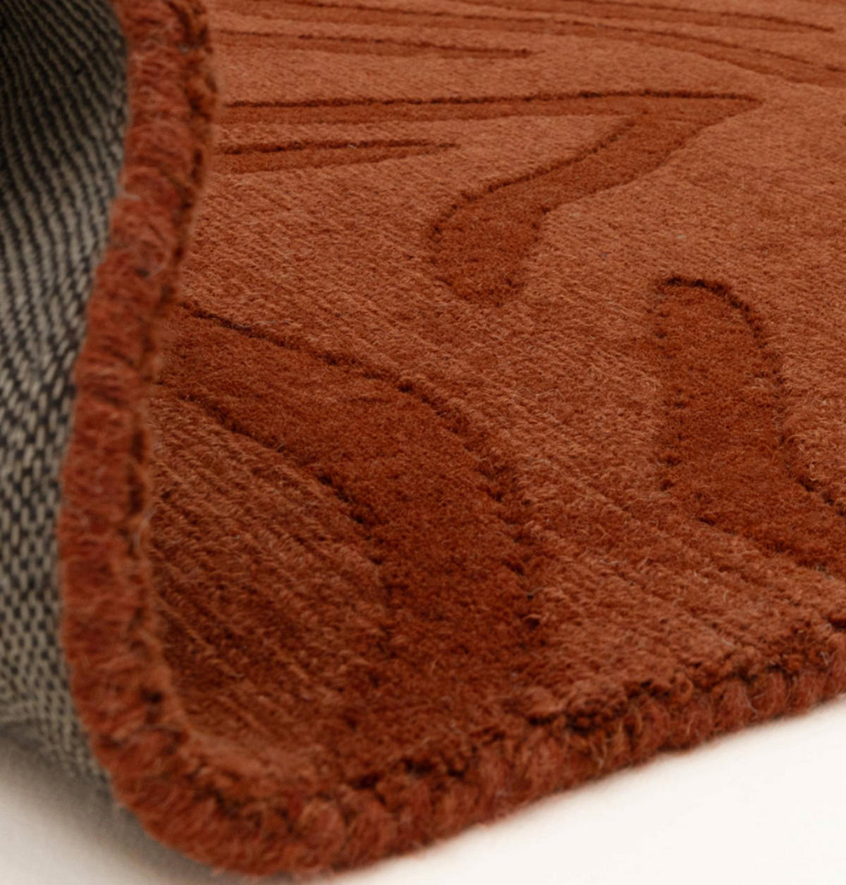 TEPPICH modern Flachgewebe MILL Orange 160 x 230 cm - Orange, Naturmaterialien (160/230cm) - Novatrend