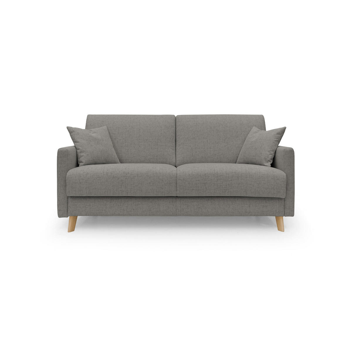 SCHLAFSOFA Edgar - Taupe, Textil (200/94/97cm) - Divani.store