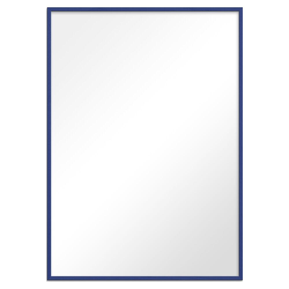 SPIEGEL - Blaues Holz - Blau, Holz/Papier (15/21/2cm) - Poster&Frame