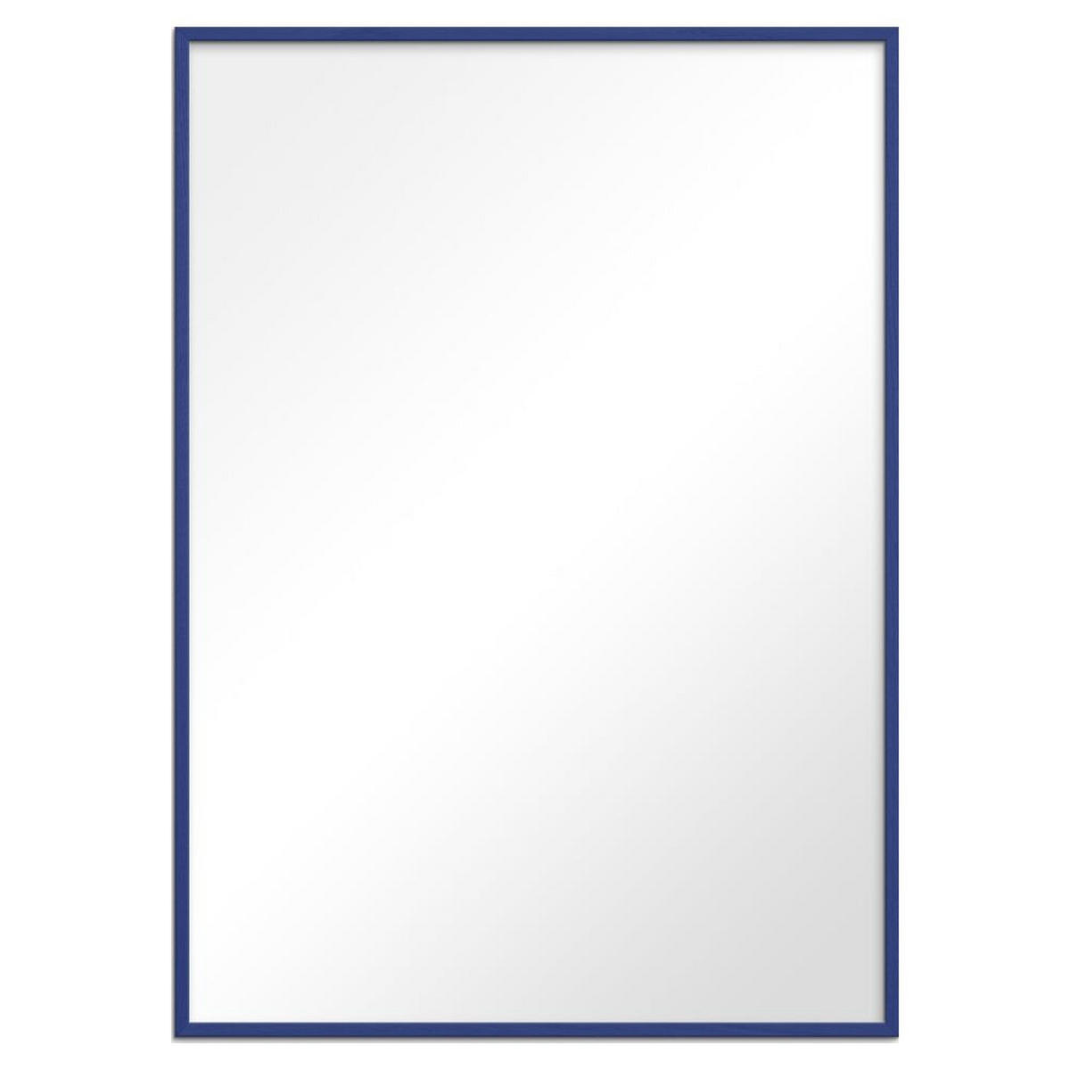 SPIEGEL - Blaues Holz - Blau, Holz/Papier (70/100/2cm) - Poster&Frame